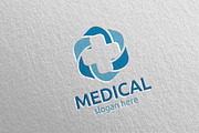 Cross Medical Hospital Logo Design 6