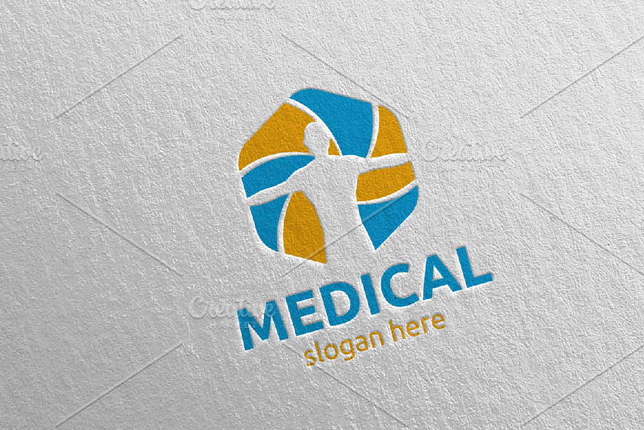 Cross Medical Hospital Logo 67 in Logo Templates - product preview 8