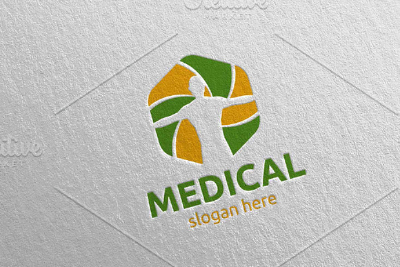 Cross Medical Hospital Logo 67 in Logo Templates - product preview 1