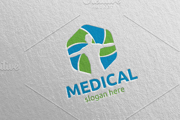 Cross Medical Hospital Logo 67 in Logo Templates - product preview 3
