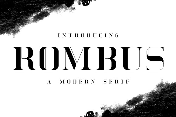 Rombus - Modern Serif Font in Serif Fonts - product preview 5