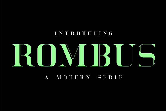 Rombus - Modern Serif Font in Serif Fonts - product preview 9
