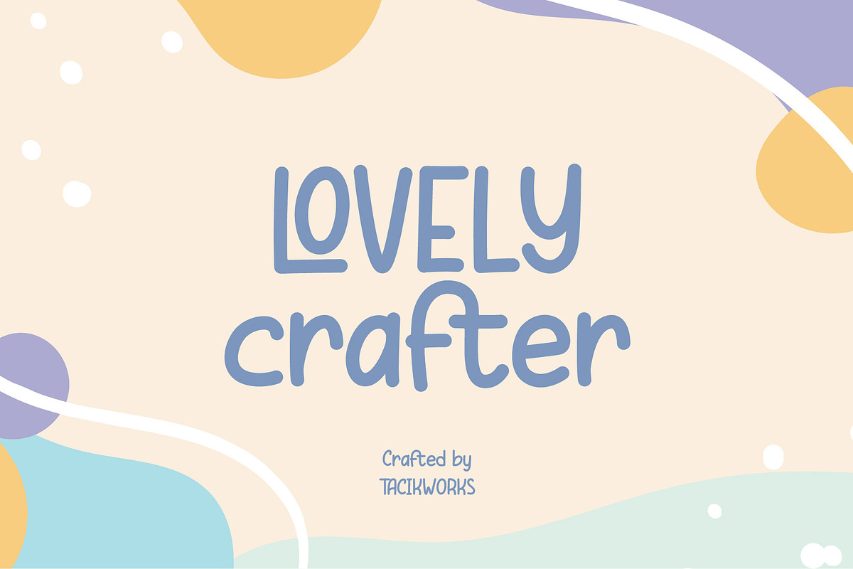 Lovely Crafter in Display Fonts - product preview 8