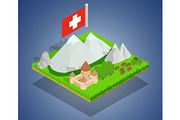 Swiss concept banner