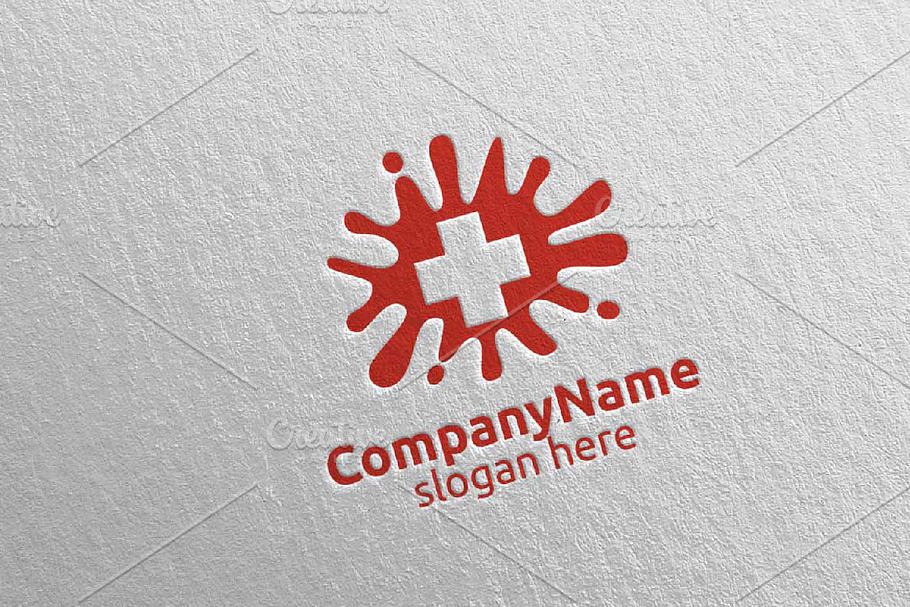Donor Cross Medical Hospital Logo 54 in Logo Templates - product preview 8