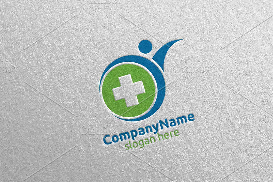 Health Care Cross Medical Logo 63 in Logo Templates - product preview 8
