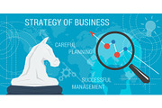Business concept background STRATEGY