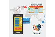 Concept Online Shopping And Payment