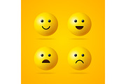 Emoji Sign Set. Vector