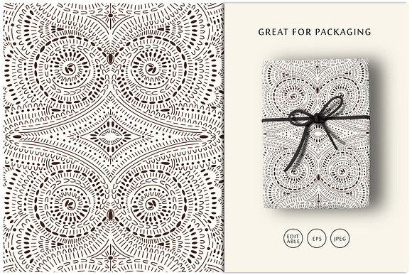 Openwork. Astract seamless patterns in Patterns - product preview 3