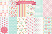 Pretty Floral Digital Papers
