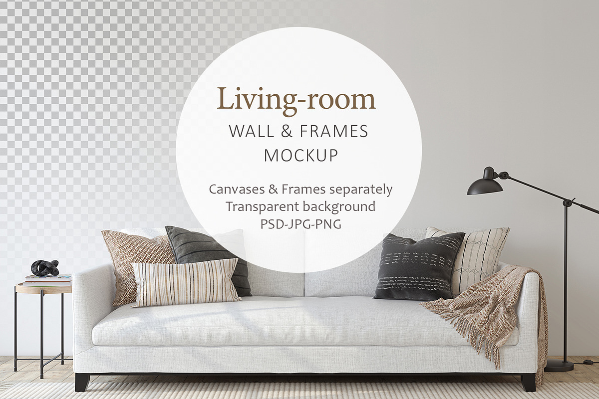 Graсie's Home. Living-room. in Print Mockups - product preview 8