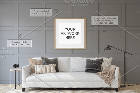 Graсie's Home. Living-room. in Print Mockups - product preview 2