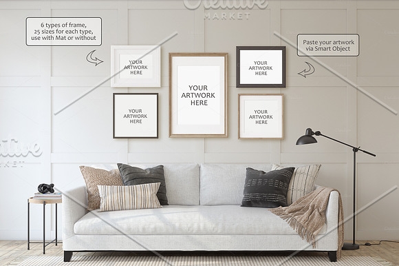 Graсie's Home. Living-room. in Print Mockups - product preview 3