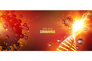 Awesome illustration of Coronavirus