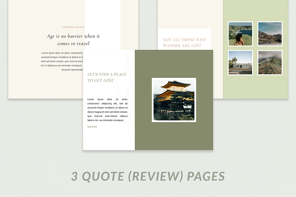 Canva Ebook for Bloggers | Olive in Magazine Templates - product preview 5