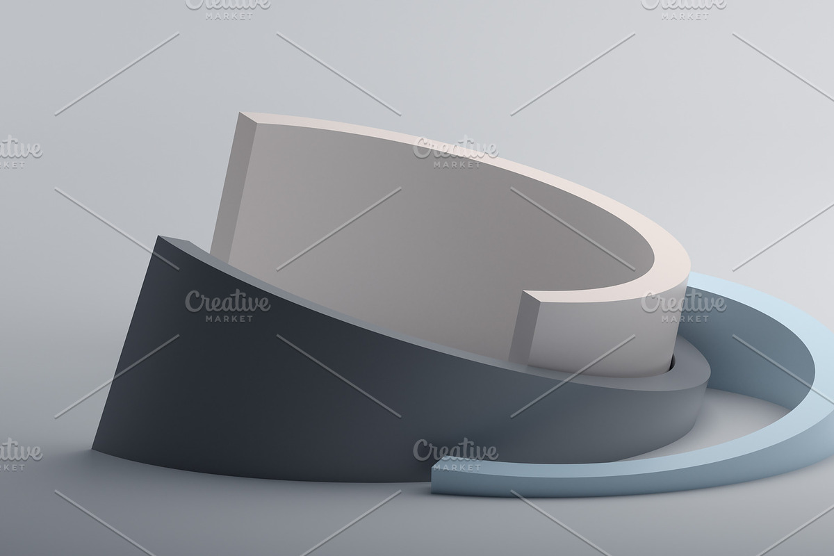 Abstract 3D Render in Illustrations - product preview 8