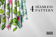 Collection of Tropic Fabric Patterns