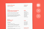 Graphic Designer CV/Resume Template