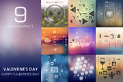 9 Valentine's Day infographics