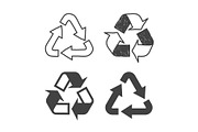 Recycle vector signs