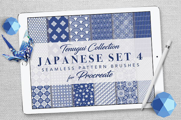 Japanese Seamless Patterns - Set 4