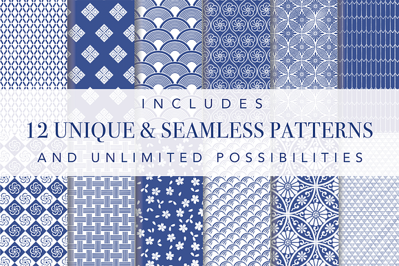 Japanese Seamless Patterns - Set 4 in Add-Ons - product preview 2