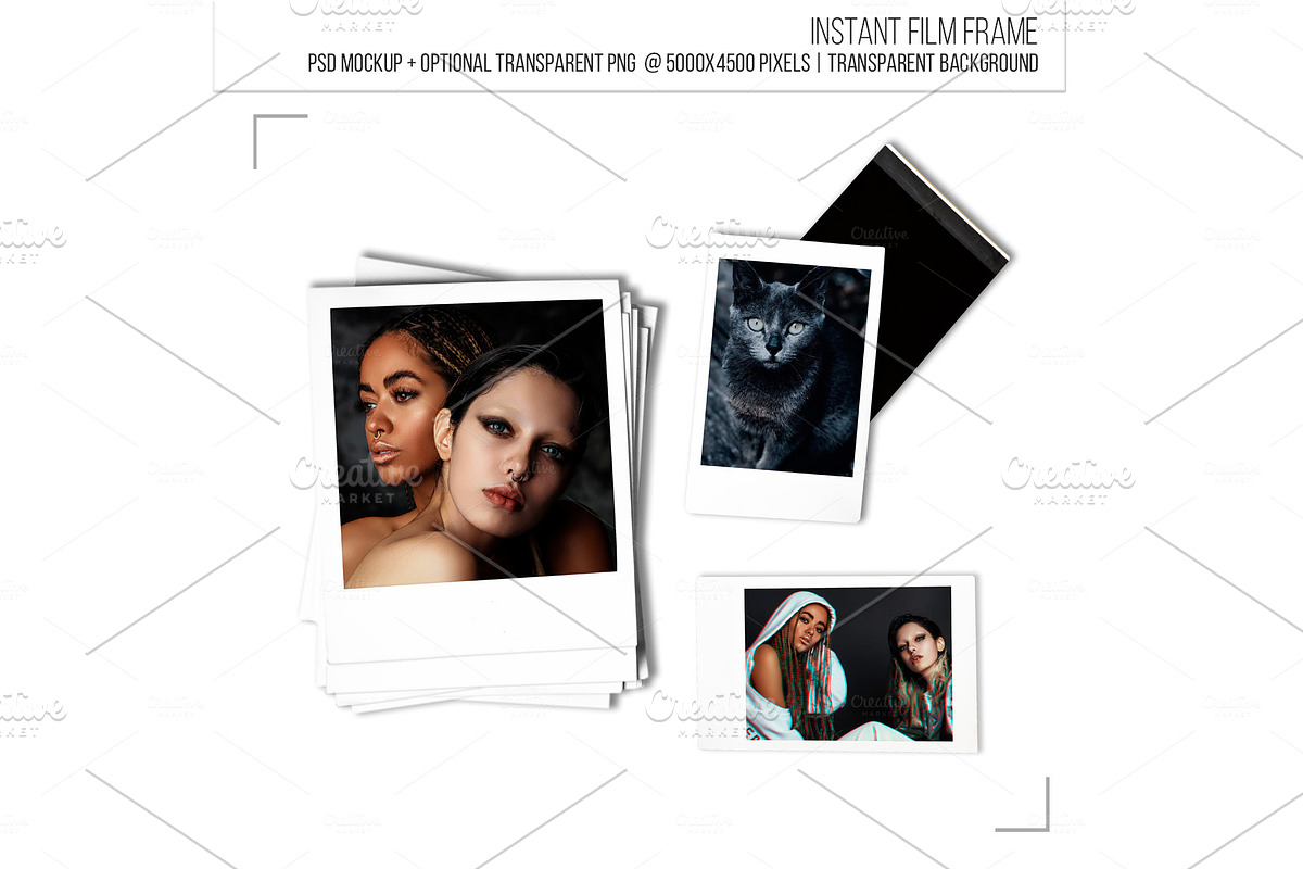 Instant film mockup layout in Mockup Templates - product preview 8