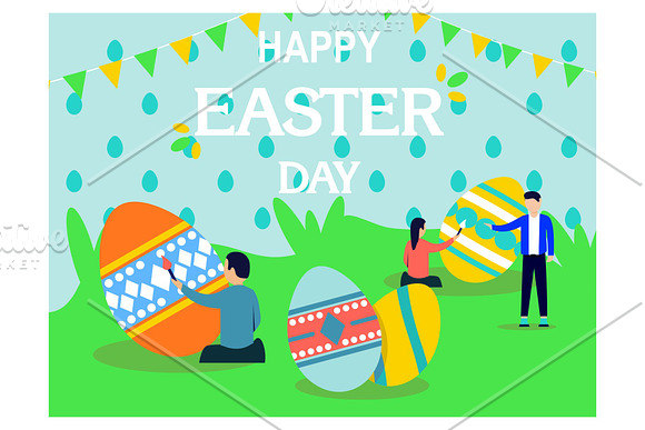 Happy Easter, Pass-Over Flat in Illustrations - product preview 5
