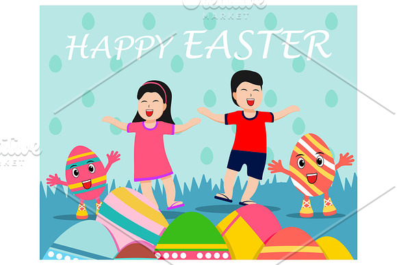 Happy Easter, Pass-Over Flat in Illustrations - product preview 7