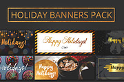Happy Holidays Multi-purpose Banners