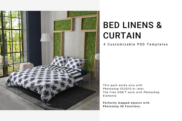 Bedding and Curtain Set