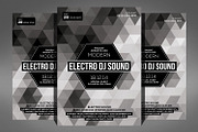 Electro Color Sounds Party Flyer
