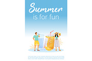 Summer is for fun poster