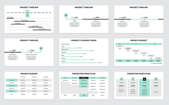 3 in 1 Project Proposal Bundle in Keynote Templates - product preview 7