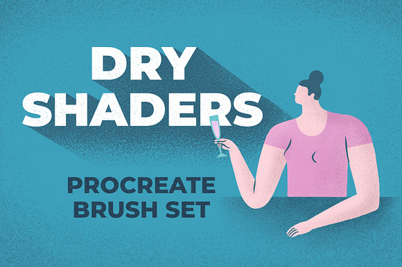Dry Shaders Procreate Brush Set in Add-Ons - product preview 6