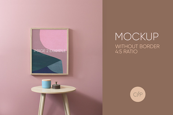 Frame Wall Mockup Template in Mockup Templates - product preview 4