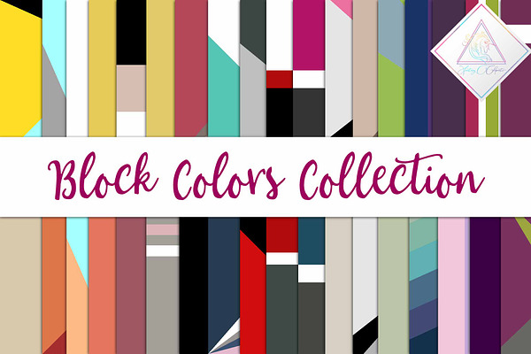 Block Colors Collection - 40 papers