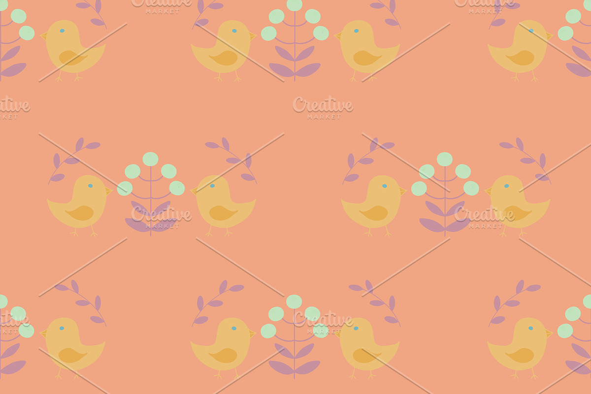Seamless pattern in scandinavian sty in Illustrations - product preview 8