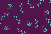 Abstract floral seamless pattern in