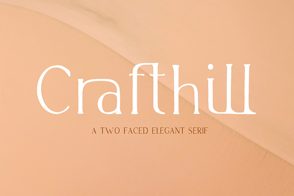 -25% Crafthill. Elegant Serif Font.