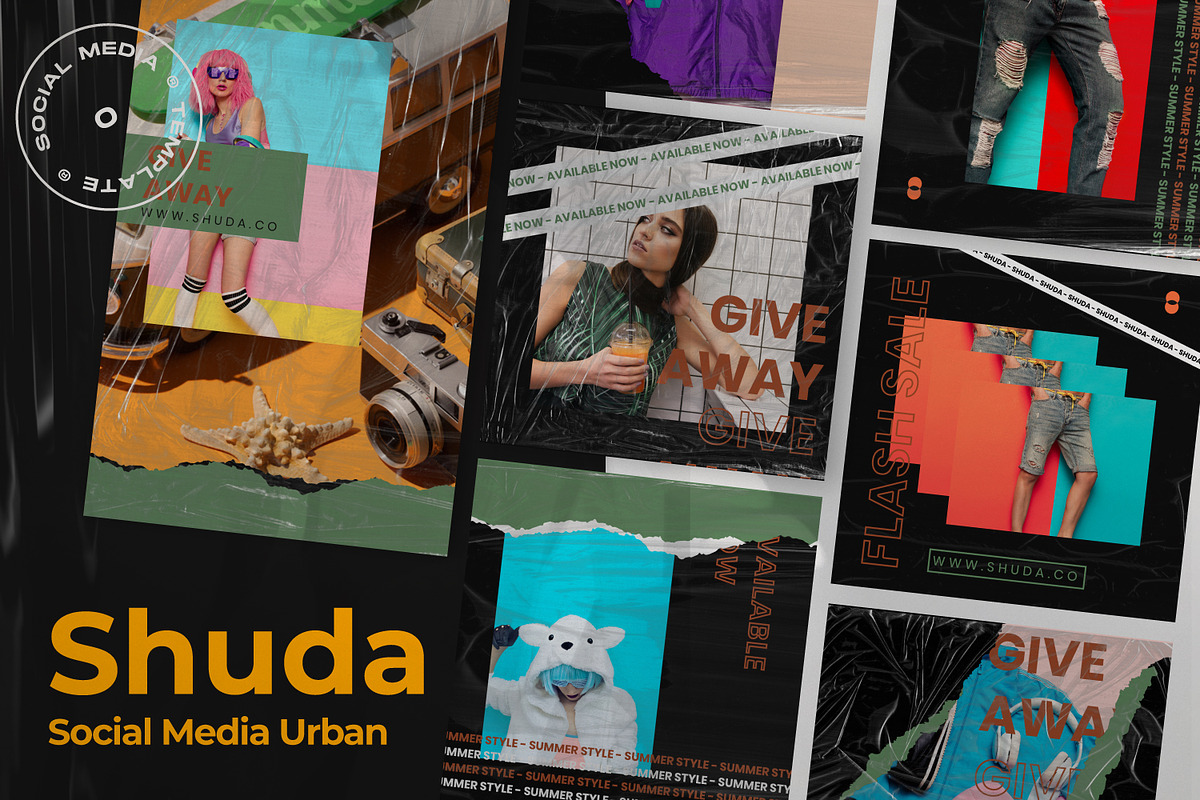 SHUDA - Social Media Kit in Social Media Templates - product preview 8