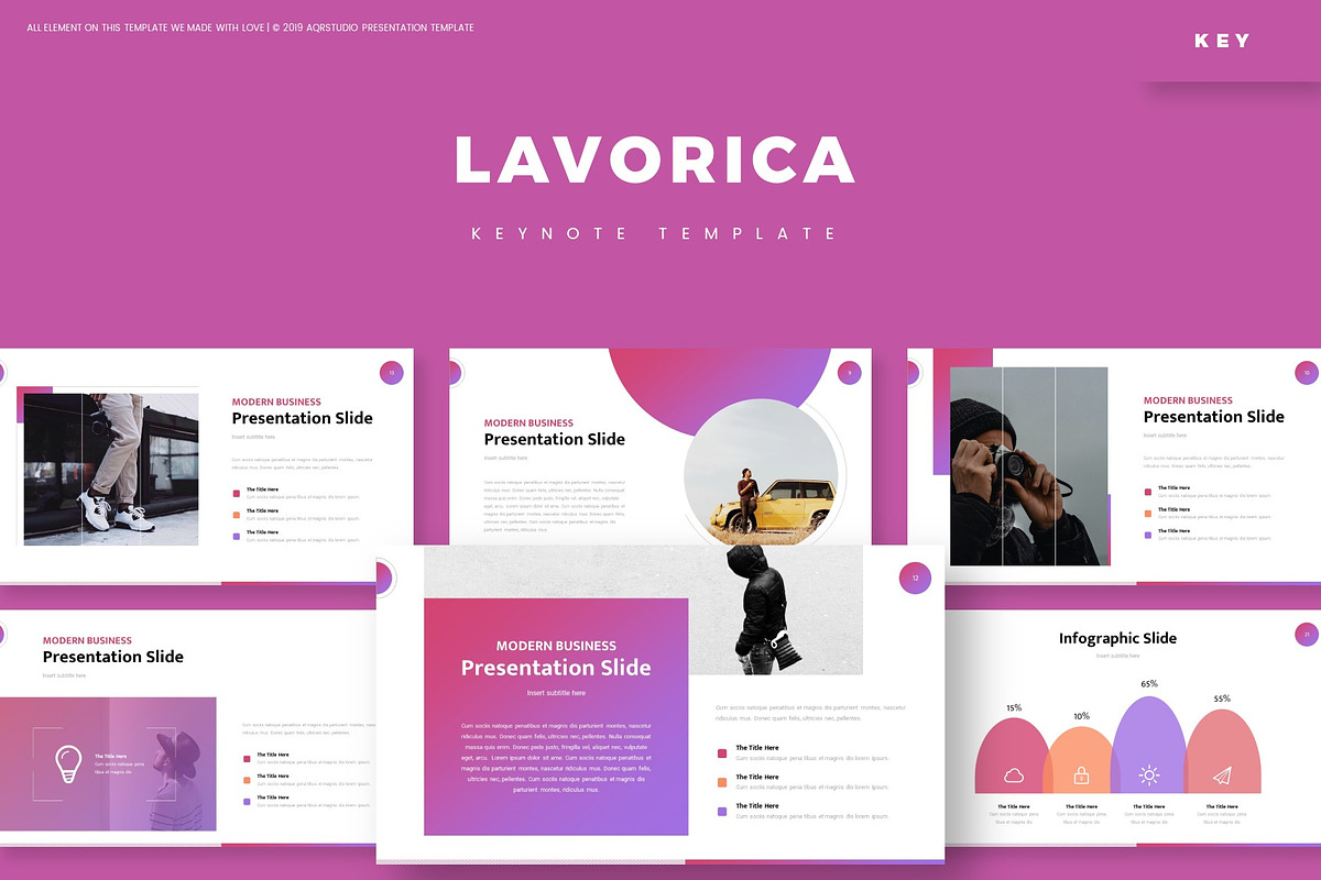 Lavorica - Keynote Template in Keynote Templates - product preview 8