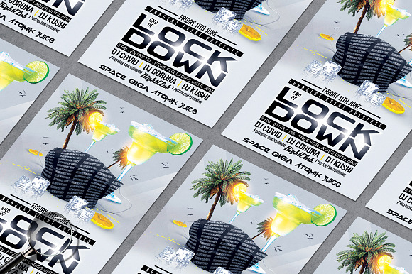 End of Lockdown | Party Flyer in Flyer Templates - product preview 1