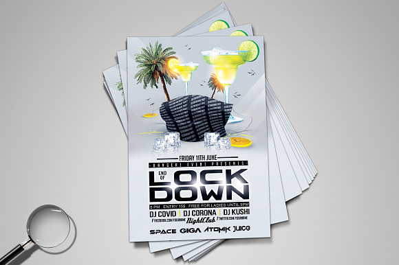 End of Lockdown | Party Flyer in Flyer Templates - product preview 2