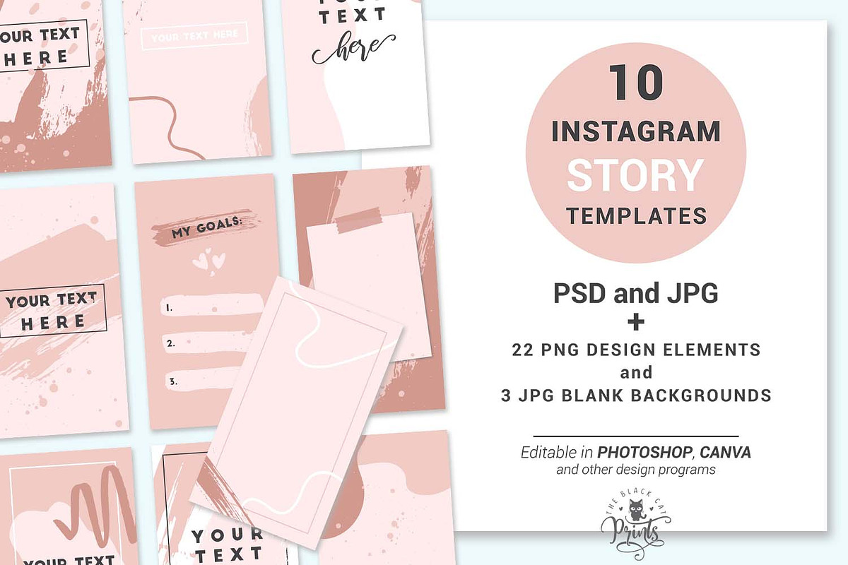 Boho Instagram Story Templates in Instagram Templates - product preview 8