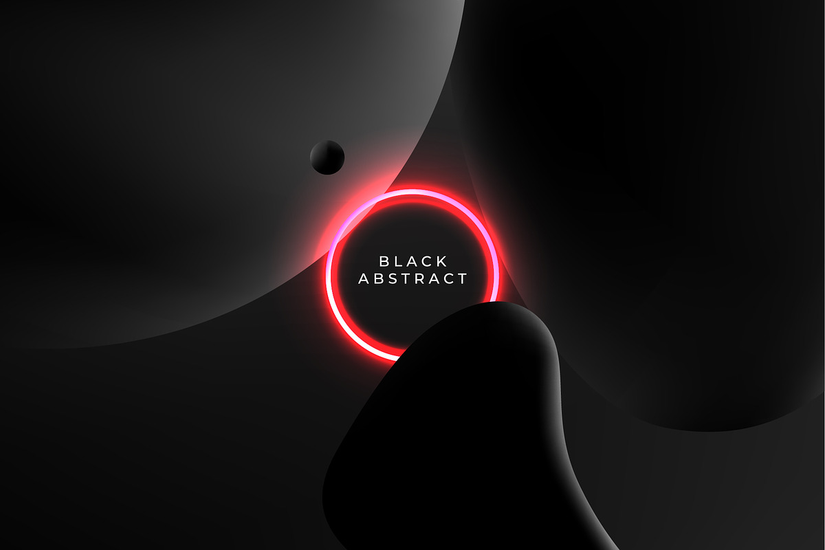 Abstract black background in Illustrations - product preview 8