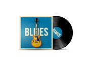 Blues rock playlist or album cover