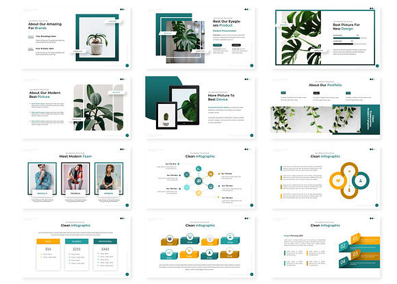 Clea-n - Google Slides Template in Google Slides Templates - product preview 2