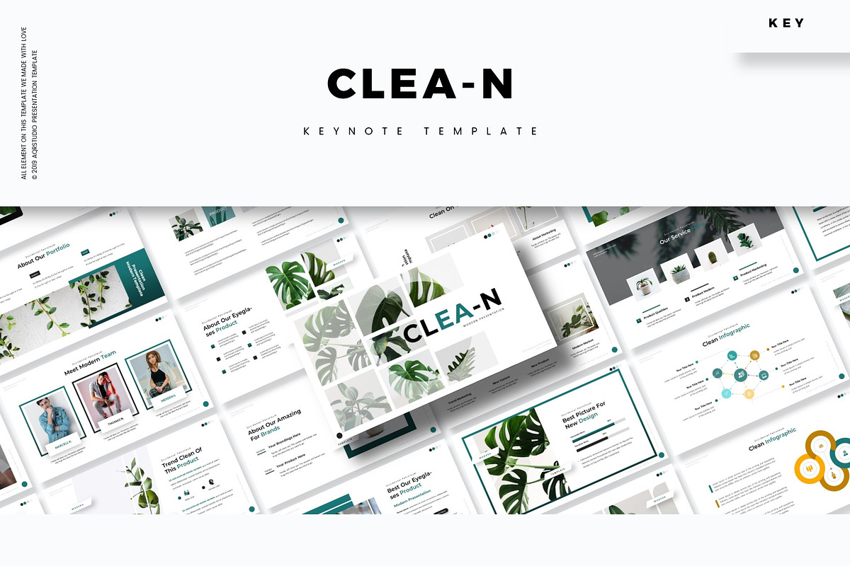 Clea-n - Keynote Template in Keynote Templates - product preview 8